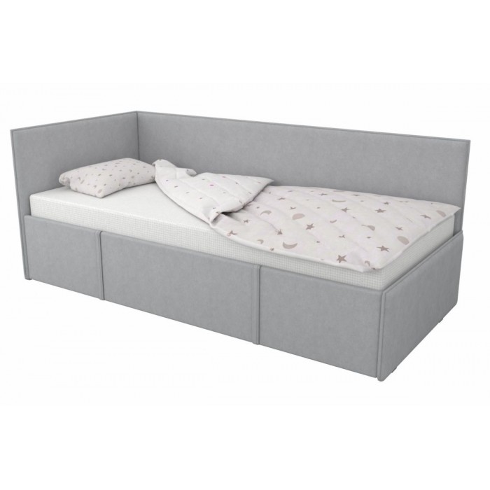 Детская кровать мягкая моно ап угловая