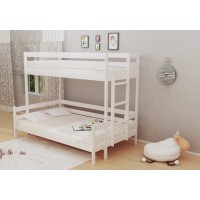 кровать двухъярусная эко 25 из массива березы