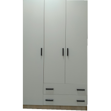 Шкаф 3-хстворчатый с 2 ящиками ТУРИН